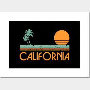 California Beach Posters and Art